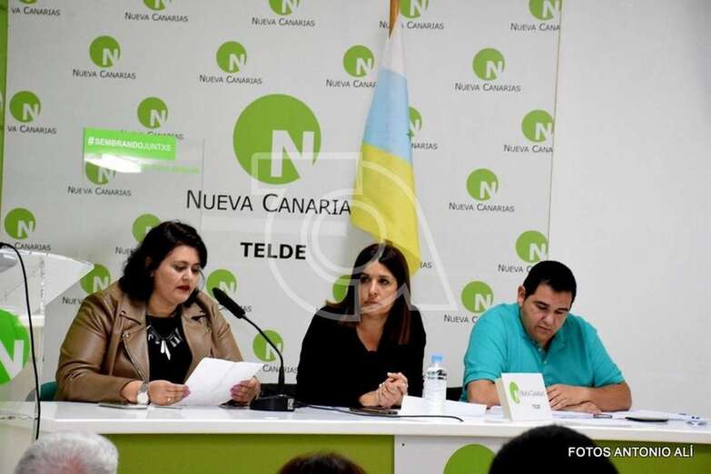 Imagen de archivo de una asamblea de NC de Telde (Foto TA)